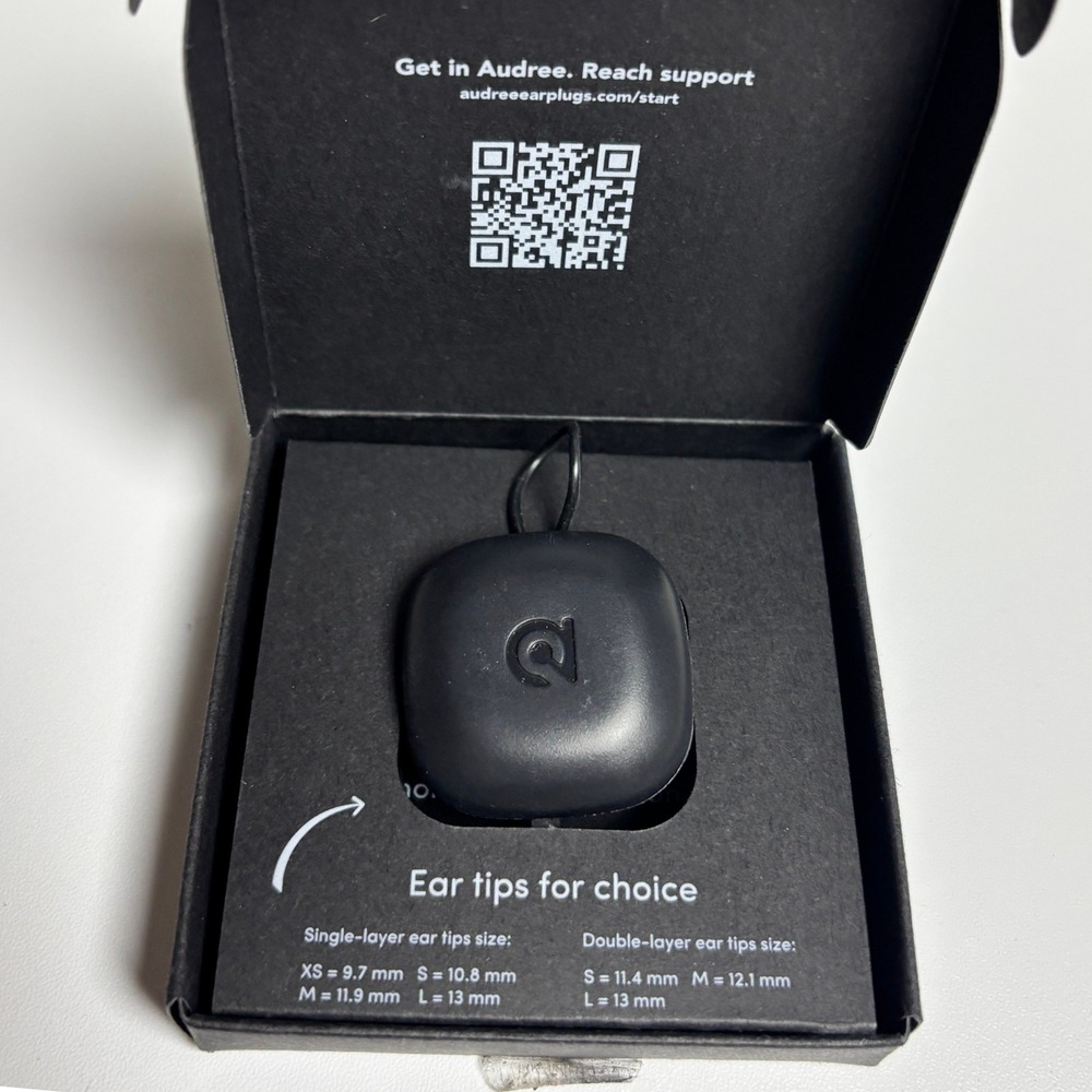 Audree Style Noise Cancelling Earplugs Gold Reusable High Fidelity New‎ Open Box - Picture 5 of 5